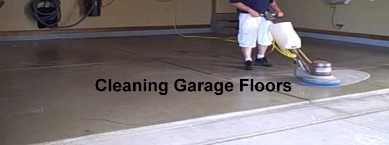 cleaning garage floors