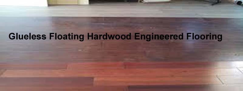 glueless floating hardwood engineered flooring
