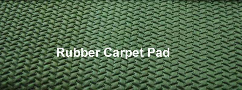 rubber carpet pad