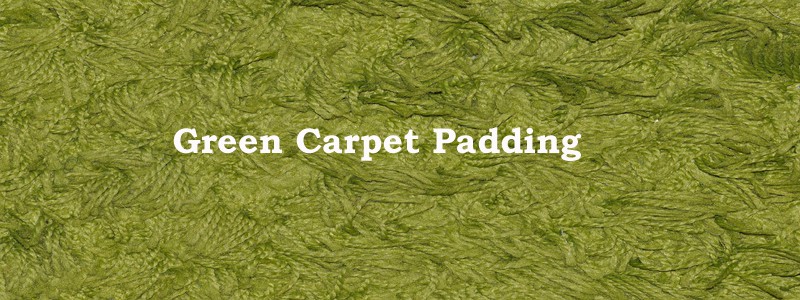 green carpet padding